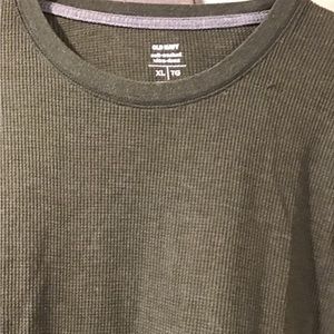 Old Navy Mens Waffle Long Sleeve Jack Shirt XL